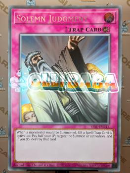 Yu-Gi-Oh! TCG Solemn Judgment – QCLP-JP007 Japanese Old Format Card (Lightly Played)